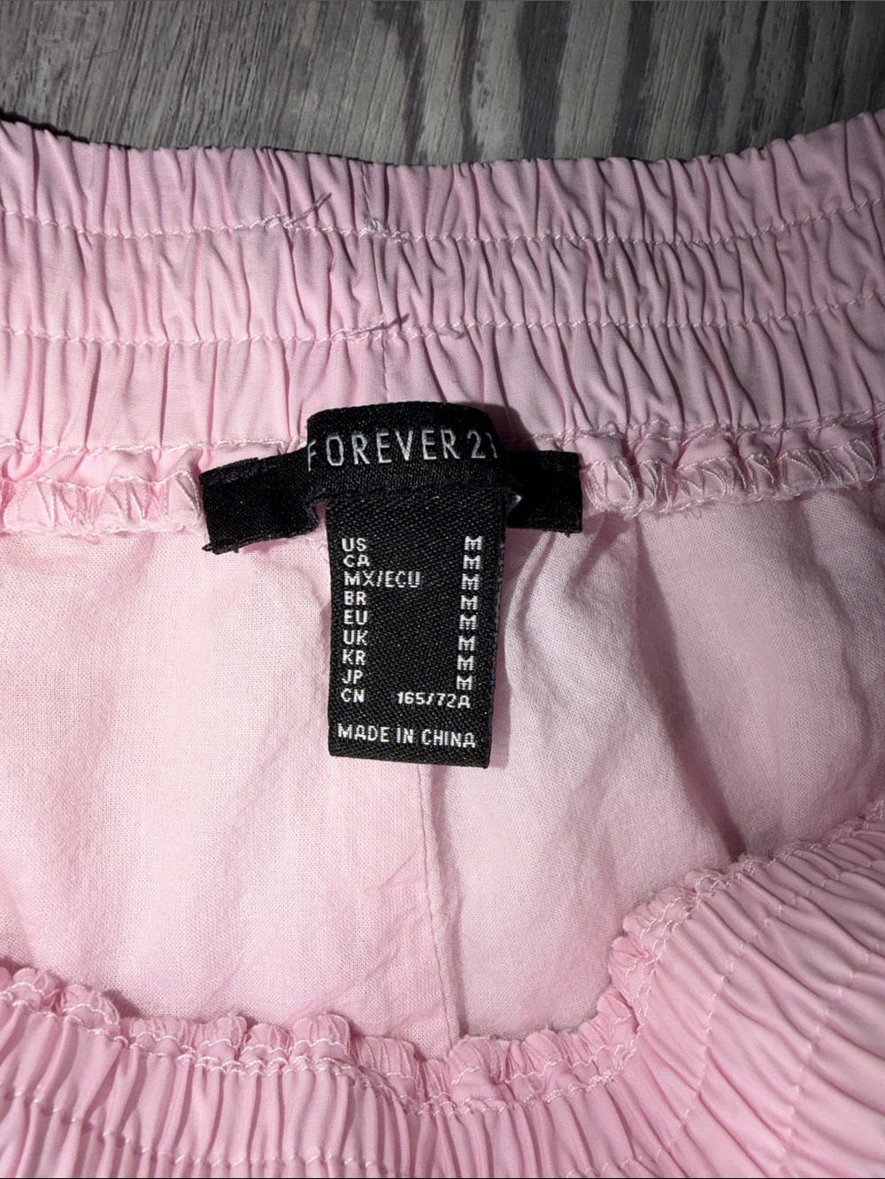 Forever 21 Light Pink Drawstring Athletic Shorts - Picture 2 of 5